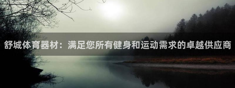 极悦娱乐创始人背景故事：舒城体育器材：满足您所有健身