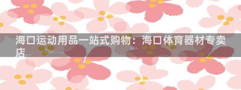 极悦平台下载安装：海口运动用品一站式购物：海口体育器
