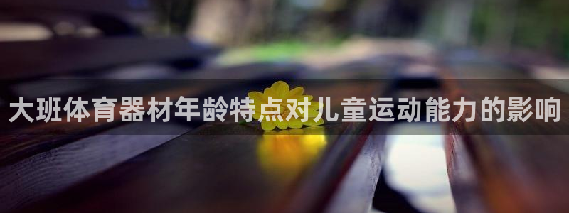 极悦官网旗舰店电话：大班体育器材年龄特点对儿童运动能