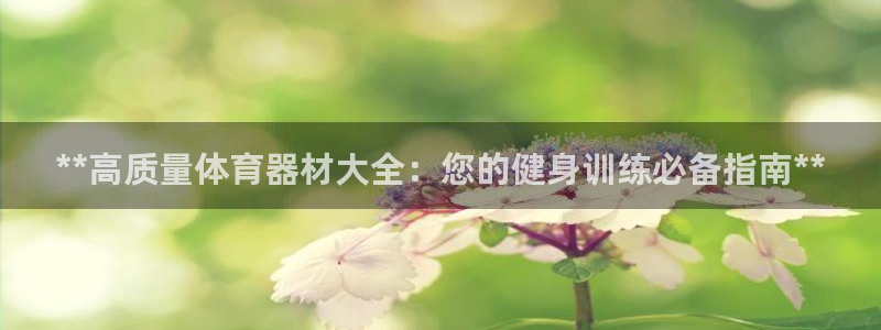 极悦平台注册官网下载：**高质量体育器材大全：您的健