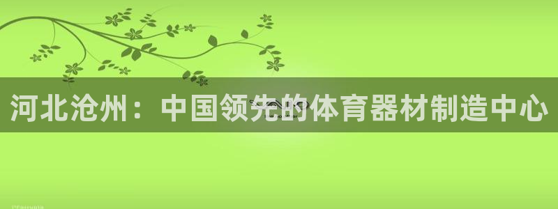 极悦官方网站：河北沧州：中国领先的体育器材制造中心