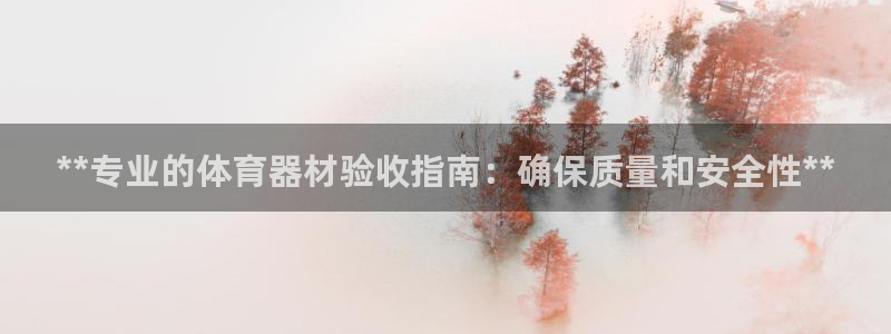 极悦娱乐股东：**专业的体育器材验收指南：确保质量和
