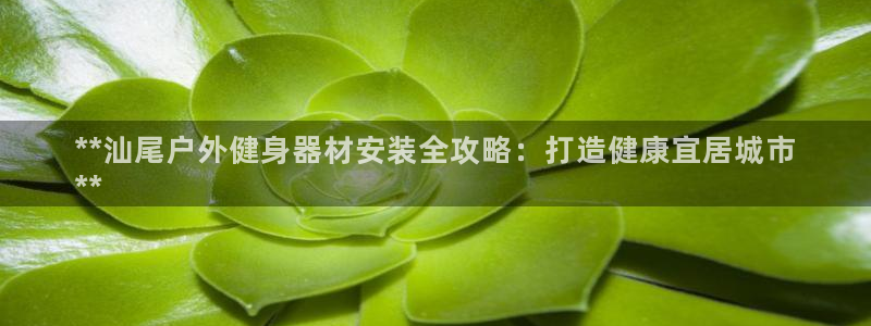 极悦平台注册官方网站下载安装苹果：**汕尾户外健身器