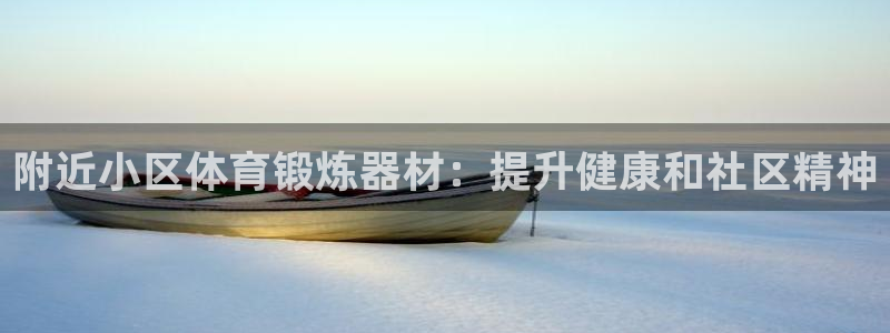 极悦平台股东是谁：附近小区体育锻炼器材：提升健康和社