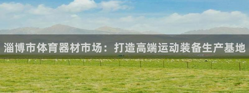 极悦平台注册官网：淄博市体育器材市场：打造高端运动装备生产基