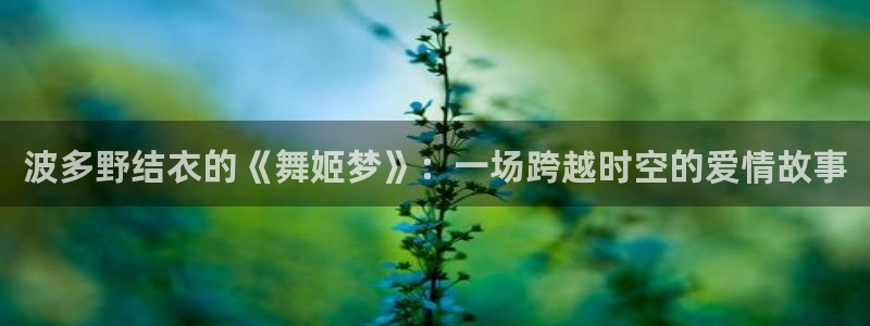 奇奇影院：波多野结衣的《舞姬梦》：一场跨越时空的爱情故事
